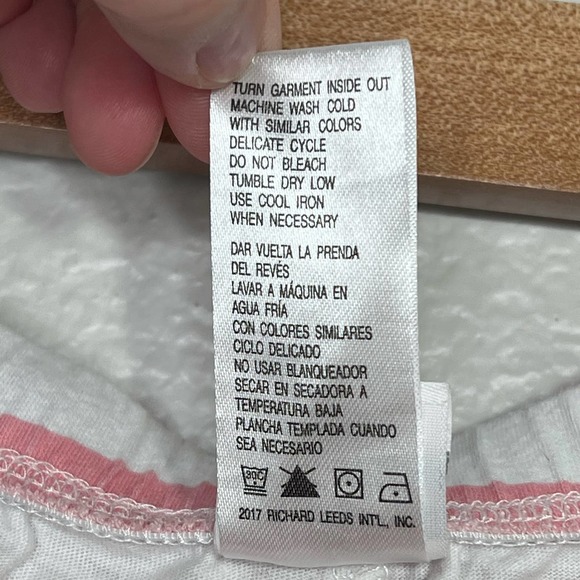 ❌SOLD❌ Disney NWOT Mickey Minnie Mouse Pajama Pants YOU DID WHAT Striped Small - Picture 5 of 5